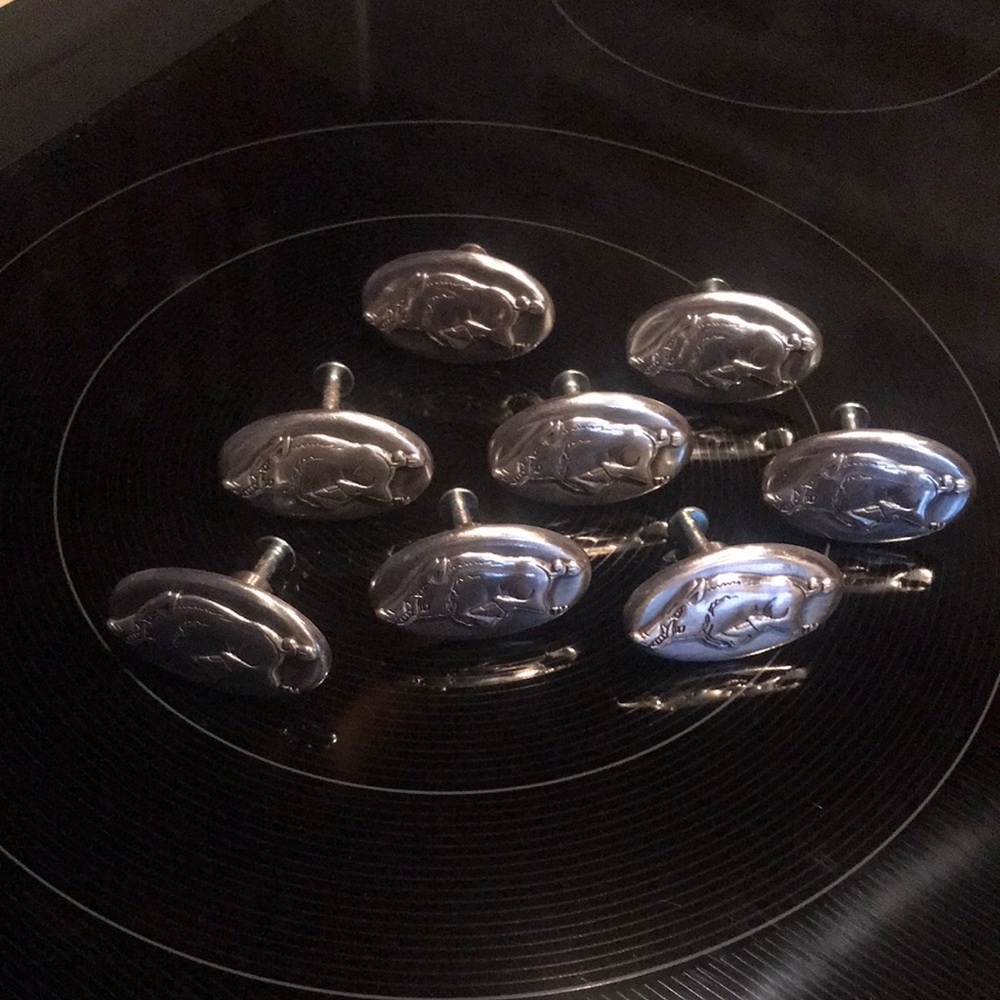 Arkansas Razorback Design Drawer Knobs  #201